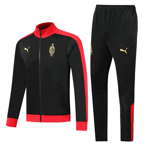 Chandal AC Milan 2019 2020 Negro Rojo Amarillo